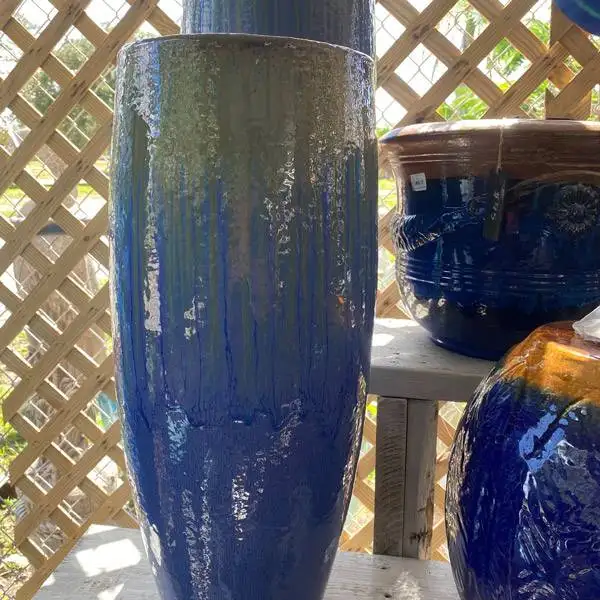 Glazed Ceramic Planters - Image 3