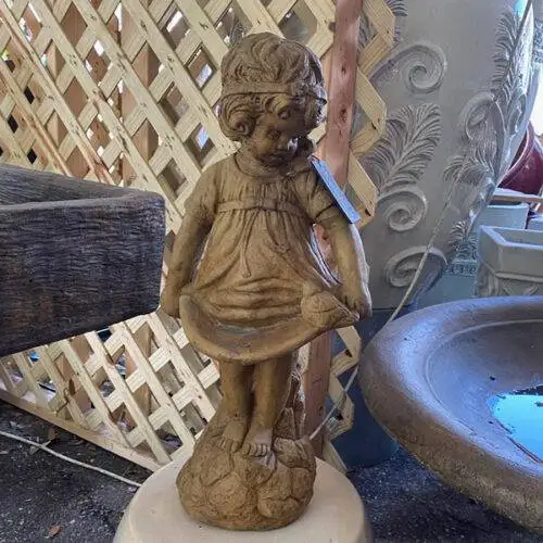 Ethans Courtyard and Patio | Children Garden Statue | Bonita Springs | Water Fountains, Wall Fountains, Mailboxes, and more