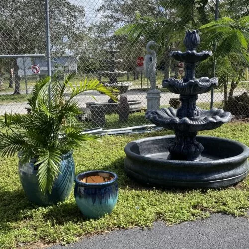 Outdoor Decor Water Fountains | Ethans Courtyard and Patio