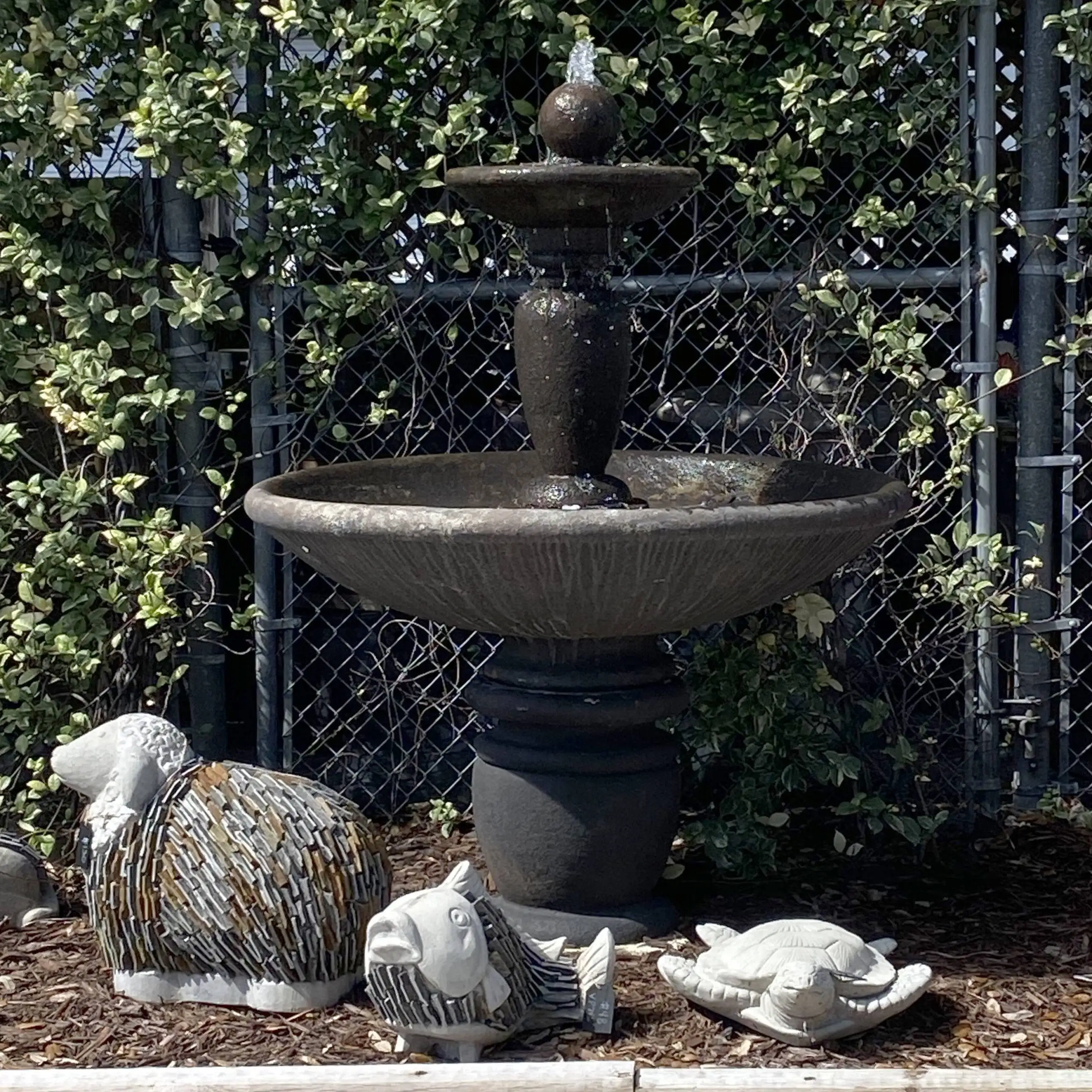 Ethans Courtyard and Patio | Bonita Springs | Large Outdoor Water Fountains, outdoor Water feature, and more