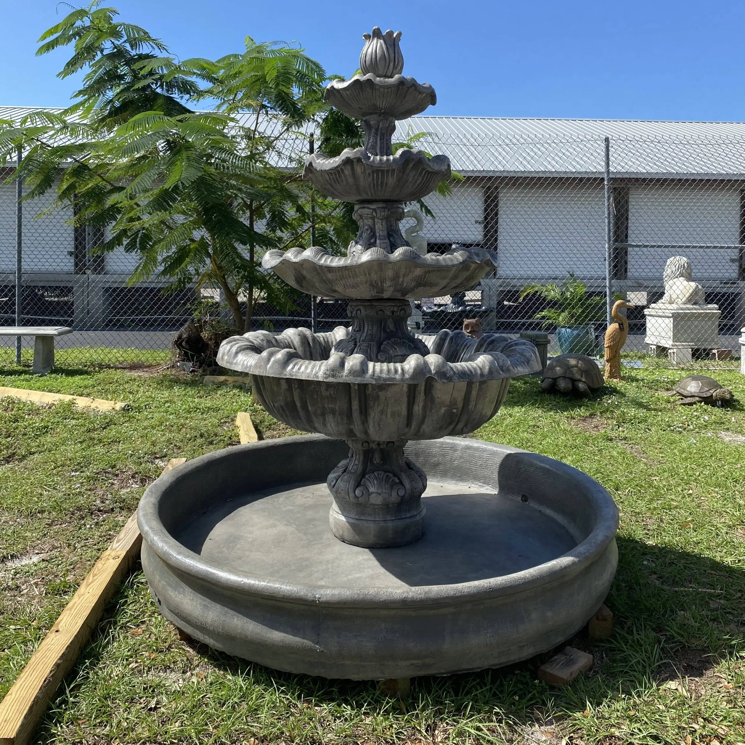 Ethans Courtyard and Patio | Bonita Springs | Large Outdoor Water Fountains, Waterfall Fountain Outdoor, and more